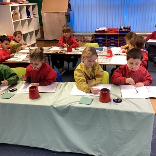 Kingfisher Watercolour painting